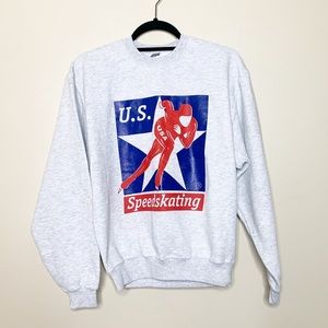 Vintage U.s. speed-skate sweater